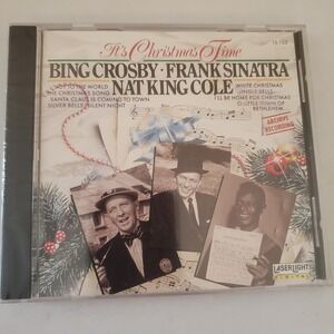 It's Christmas Time CD Bing Crosby Frank Sinatra Nat King Cole Laserlight 15152